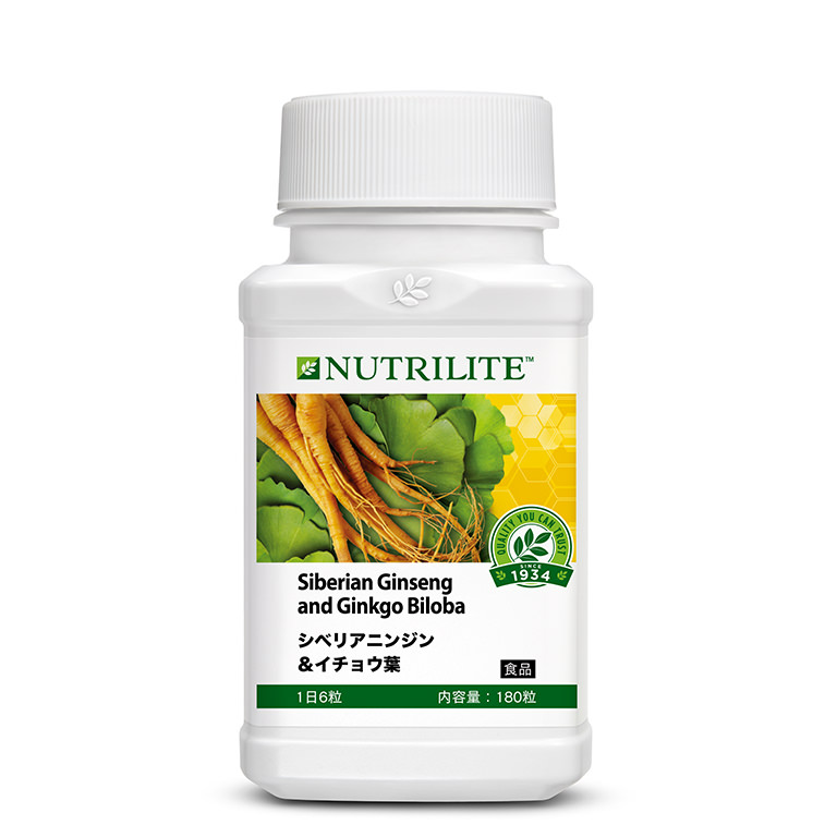 シベリアニンジン＆イチョウ葉 | ニュートリライト（Nutrilite）食品/飲料/酒